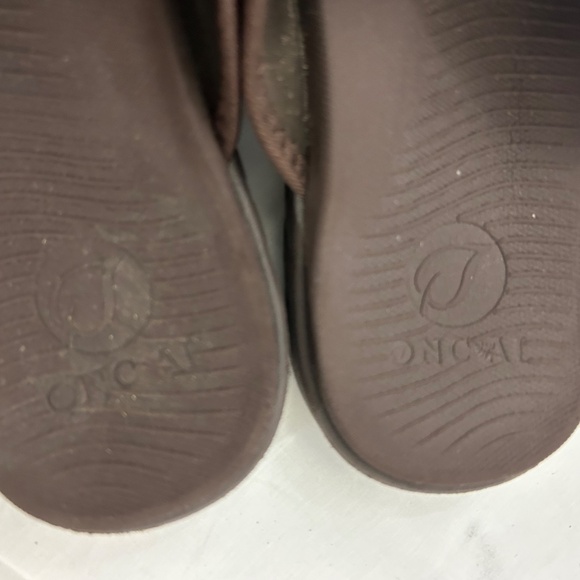 ONCAI Mens Sandals Arch Support Slides Plantar Fasciitis - Picture 9 of 11